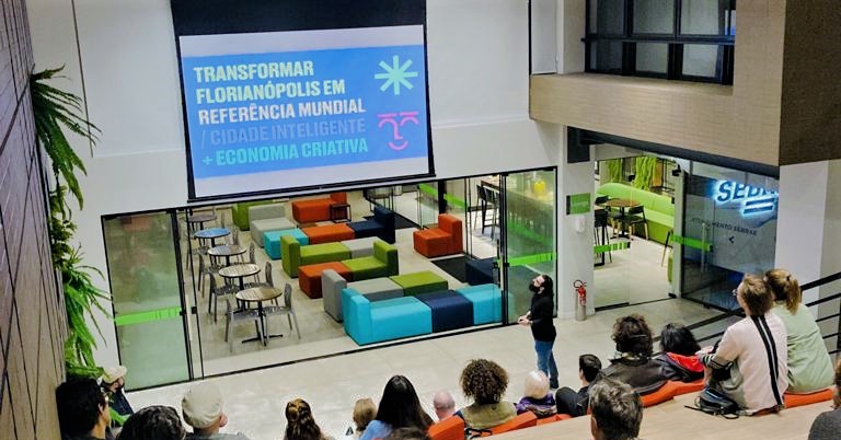 Lançamento do Floripa Conecta 2023, o maior movimento da economia criativa na América Latina