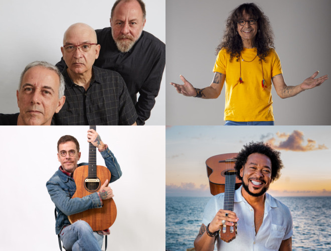 Festival reúne Nando Reis, Paralamas do Sucesso, Jau e Luiz Caldas em Praia do Forte