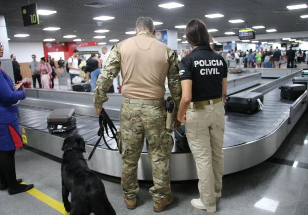 Carnaval: Polícia Civil realiza Operação Voo Legal no Aeroporto de Salvador