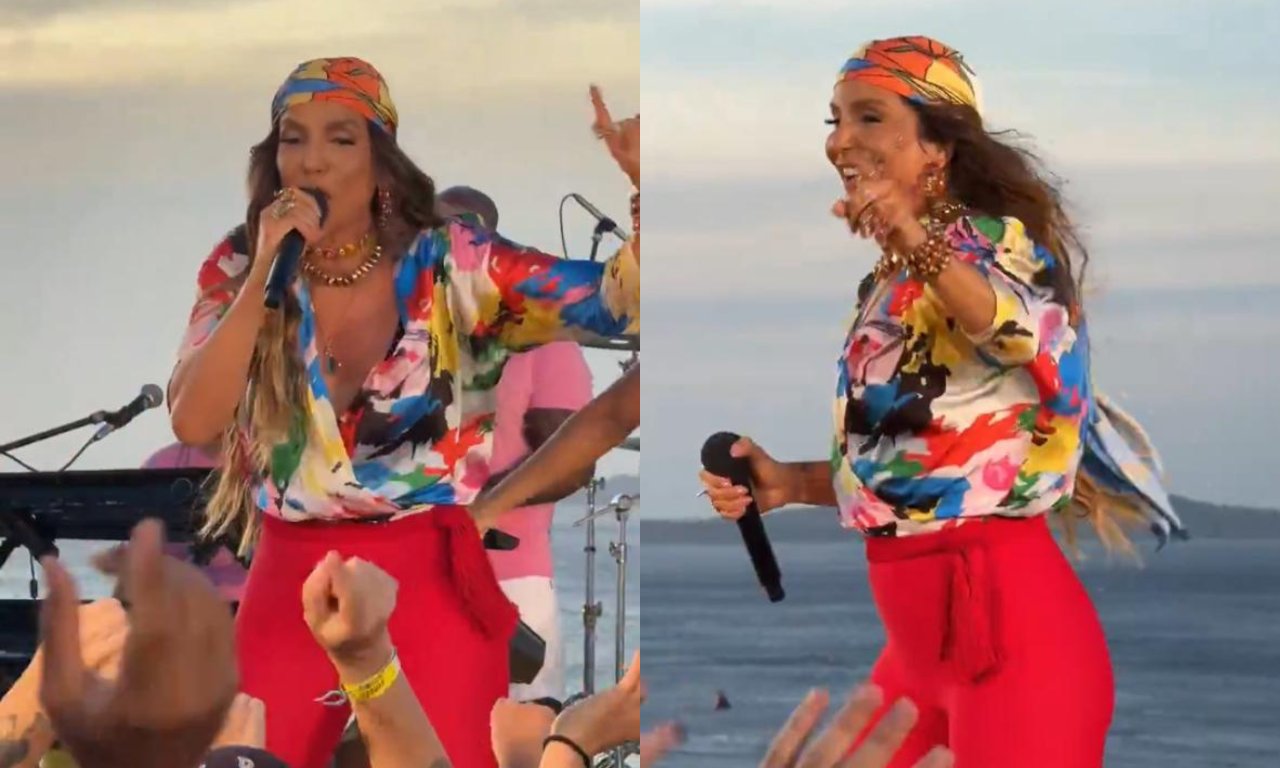 Ivete grava EP novo ‘O Verão Bateu em Minha Porta’ no Farol da Barra