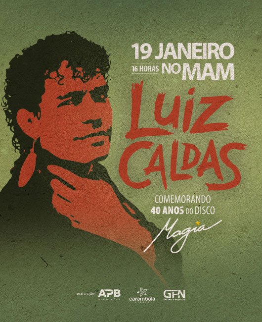 Luiz Caldas comemora 40 anos do álbum ‘Magia’ com show especial no MAM